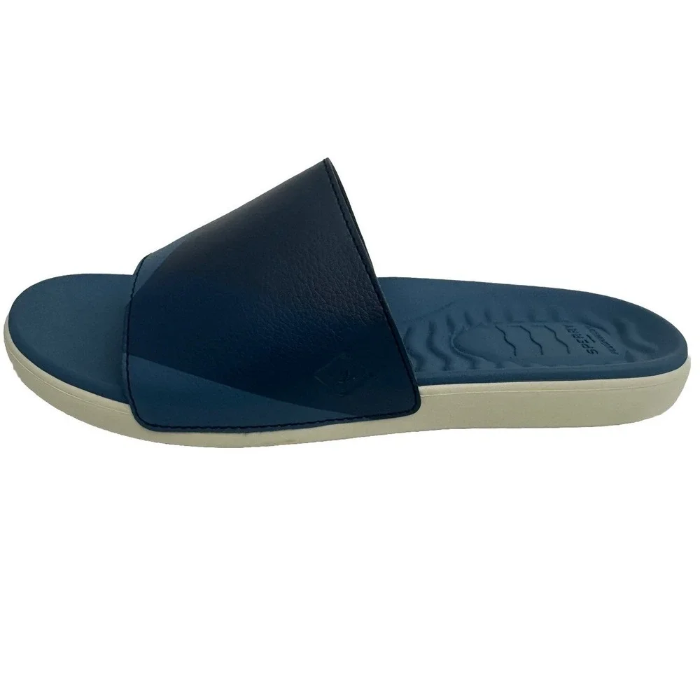 Sperry Men's Plushwave‎ Dock Slide Sandal, Color Blue Size 8 New